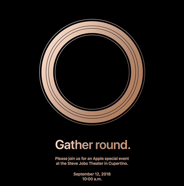 دعوتنامه رسمی رویداد سپتامبر 2018 اپل